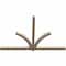 Ekena Millwork Redmond Smooth Timber Gable Bracket, Douglas Fir, 96"W x 64"H x 3 1/2"D x 3 1/2"F, 16/12 Pitch GBW096X64X0404RED00SDF - alternate 5
